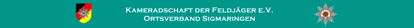 Kameradschaft der Feldjäger e.V. - Ortsverband Sigmaringen